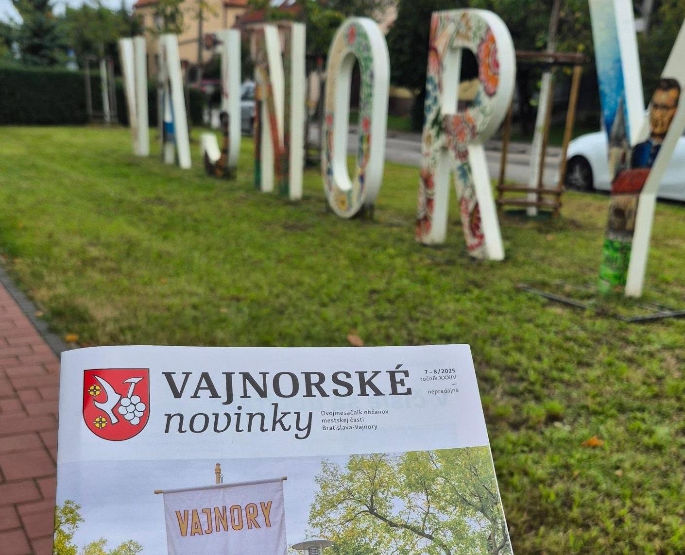 Vyšlo nové číslo Vajnorských noviniek