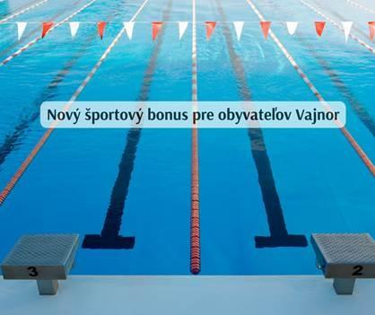 Nový športový bonus pre Vajnory na plavárni Na Pántoch